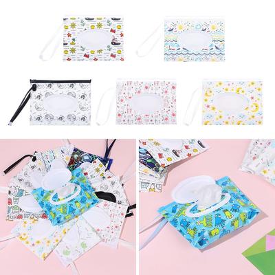 Lightweight Cute Reusable Eco-friendly Refillable Portable Wipes Case Wet Wipes Box Wipes Container Wet Wipes Bag