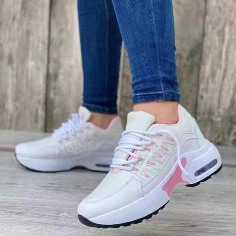 Large Size Sports Single Shoes Women's Breathable Mesh Casual and Lightweight Outer Wear Dad Shoes