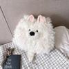 Cute Cartoon Dog Student Shoulder Bags For Women Girls Large Capacity Messenger Bag Simple Sweet Plush Female Handbags Gifts