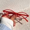 Damen Y2K Retro Ovale Brille Kleiner Rahmen Brillen Blaulichtfilter Brille Damen Computer Lese Optische Brille