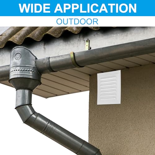 PATIKIL 300 X 300 Mm Aluminum Air Vent Covers for Natural Ventilation, Home Renovations, Bathrooms, Kitchens, and Wall-Mounted Home Use, Includes Scre