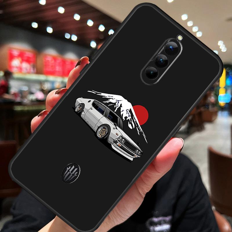 Japan JDM Car Case For ZTE Nubia Red Magic 11 10 8 9 8S 9S 10S Pro Plus 10 Air 5G 6R 6 7 6S 7S Pro Cover