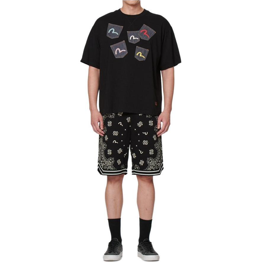 Evisu SS22 Drop Shoulder Sleeve T-Shirt Men's 2ESHTM2TS590LFCT