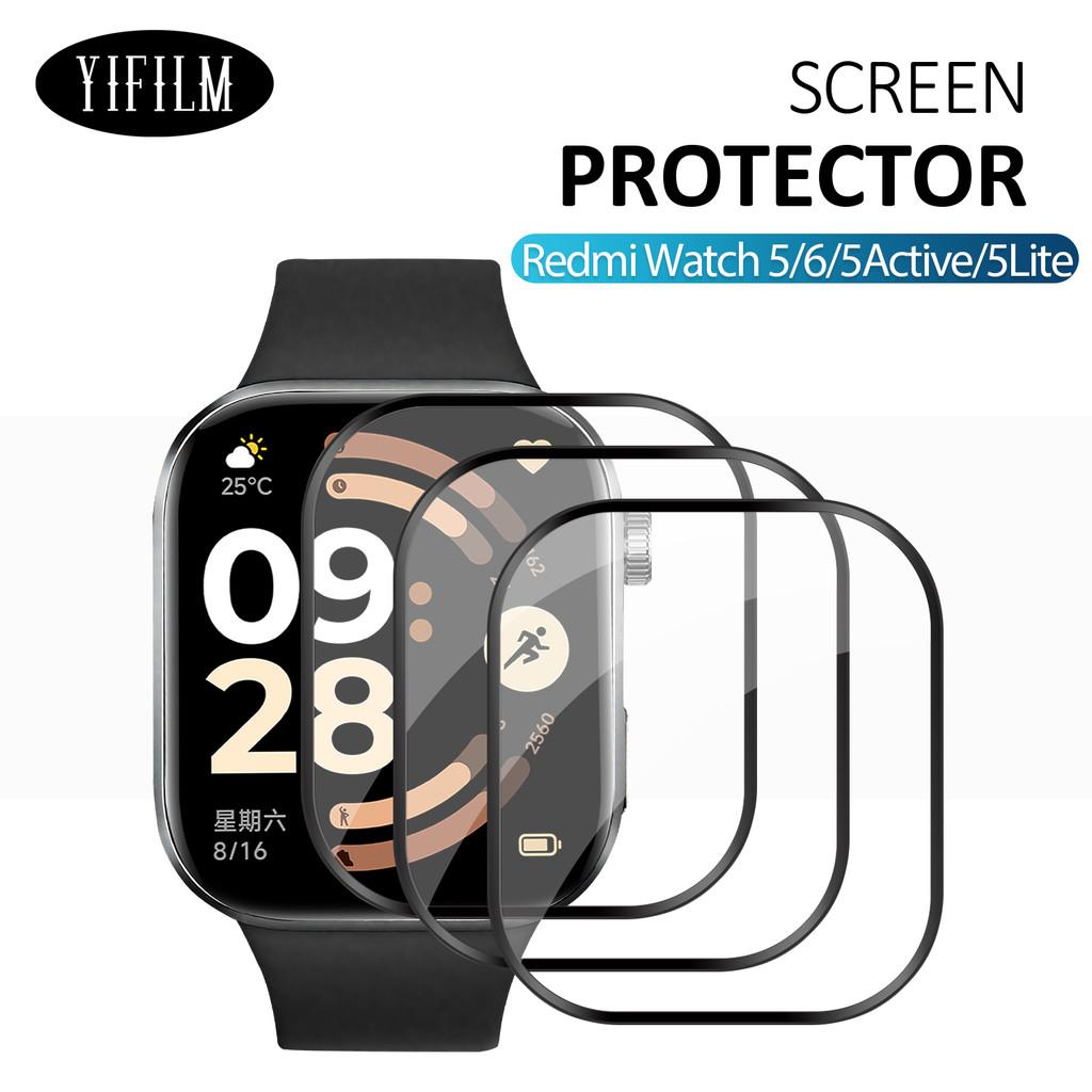 Screen Protector for Xiaomi Redmi Watch 6 Watch5 Ultra-HD Full Coverage Protective Film for Redmi Watch5 Active Lite