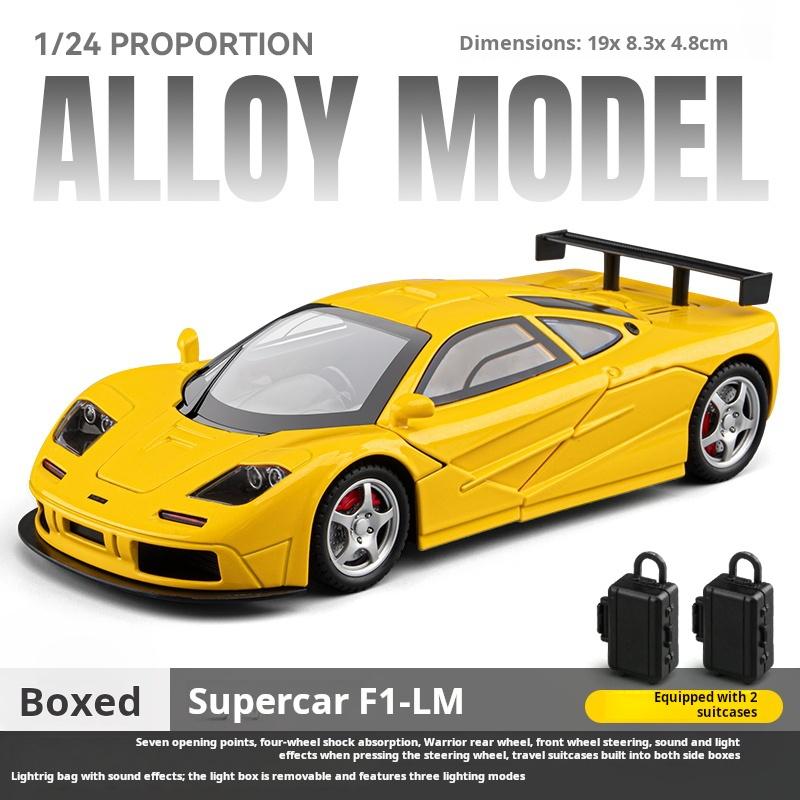 1:24 F1 Super Sportwagen Legierung Simulation Auto Modell Sammlung Ornament Scheren Türen Auto Show Geschenke Spielzeugauto Mit Ton & Licht