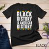 L'histoire noire est un T-shirt patriotique africain américain