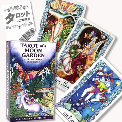 Tarot of a Moon Garden Tarot Fortune Telling Method Japanese Instruction Manual Included Genuine Tarot Cards 78 Sheets