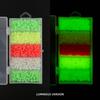 1000 szt. Luminous Fishing Space Beans Pudełko Okrągłe Kulkki Pływające Glow-In-The-Dark Stopery Koraliki do Przyponów Akcesoria do Wędkowania