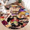 One Piece Round Area Rug Carpet Rug For Living Room Bedroom Sofa Playroom Decor Nonslip Floor Mat