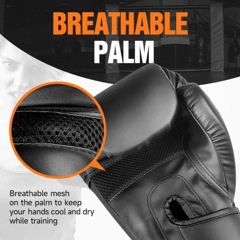 Pro Boxing Gloves for Boxing and MMA Training Fight Gloves for Men and Women Muay Thai Kickboxing and Heavy Bag Workout Gloves
