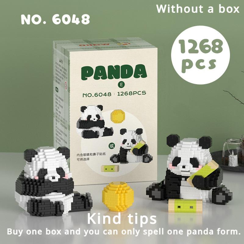 Детские строительные блоки Panda Toys Good Guy Without Box（one panda）