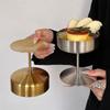 Wide Opening Pudding Cup High Footed Pudding Serving Dish Stainless Steel Dessert Cups  Hotel