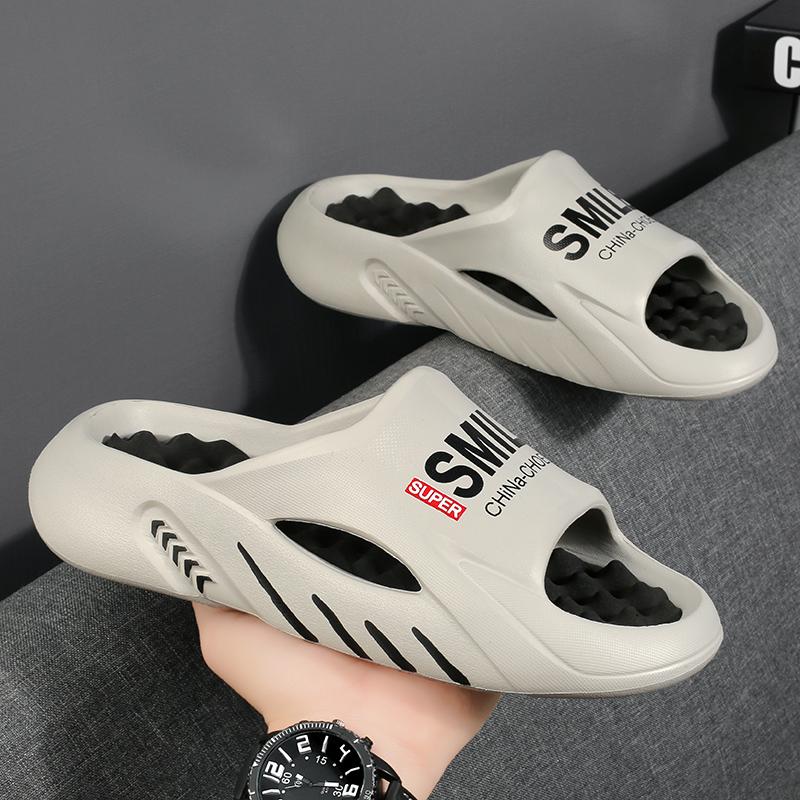 

Летняя тенденция 2024 года: уличная одежда с ощущением наступления на экскременты, противоскользящие сандалии на толстой подошве, уличные пляжные сандалии 44-45 бежевый