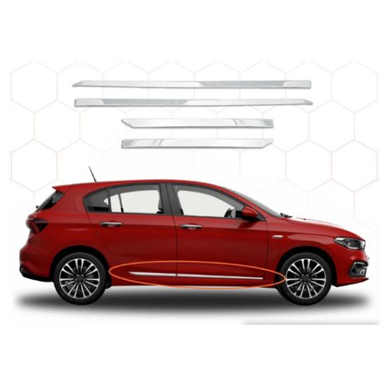 

Fiat Egea Krom Yan Kapı Çıtası 4 Parça 2015 ve Üzeri ( Hatchback ) Uyumlu