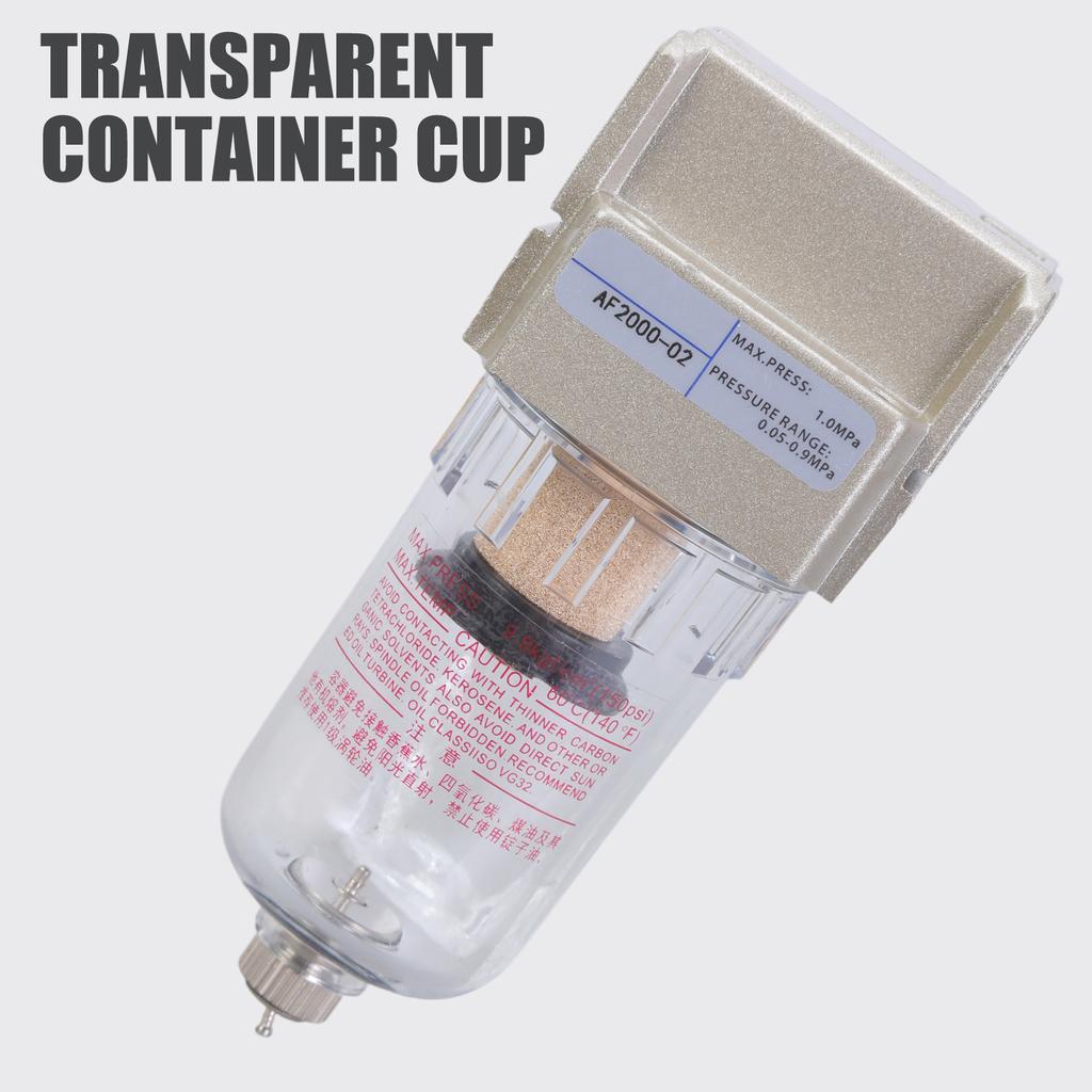 Separatoare Portabile de Apă pentru Linia de Aer Capcană de Umiditate Filtru Apă Ulei Accesoriu pentru Sisteme Pneumatice Utilizare Zilnică Casual