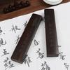 1Pair Natural Wood Paperweight Vintage Calligraphy Tool Professional Chinese Paper Weight  Class
