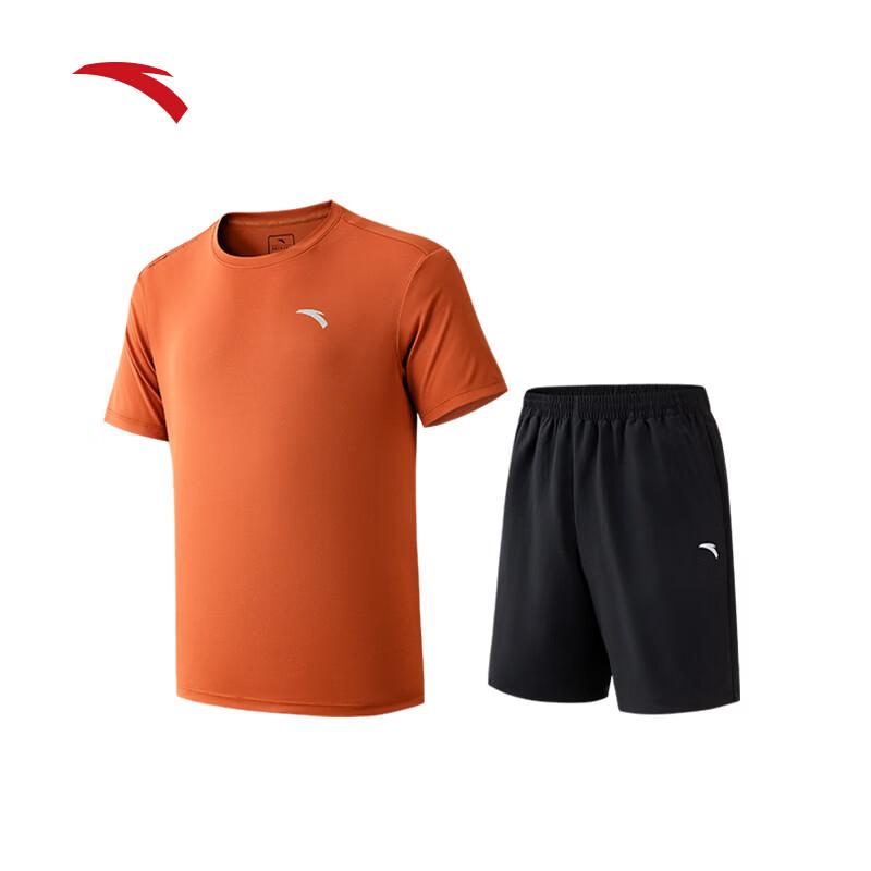 Anta Men s Quick-Dry T-shirt & Shorts Set XL
