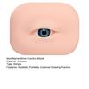 Silicone Eyebrow Practice Model Brow Microblading Drawing Fake Eye Practice Skin Beginner Professional Women Eye Makeup Tools