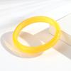 New Colorful Thin Round Acrylic Bangles for Women Boho Fashion Resin Circle Stackable Bracelets Statement Wrist Jewelry Gifts