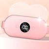 Portable Period Heating Pad Rechargeable Belt with LED Display 6 Temp & Vibration Modes Cramp Relief Massage Pad for Women