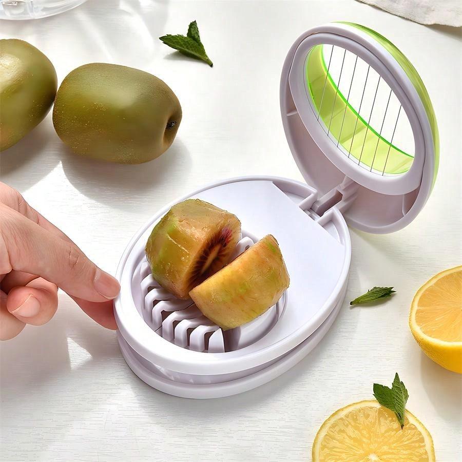 2 In 1 Egg Slicer Plastic ABS Egg Slicer Cut Egg Preserved Egg Splitter Multifunctional Household Divider Slicer 2