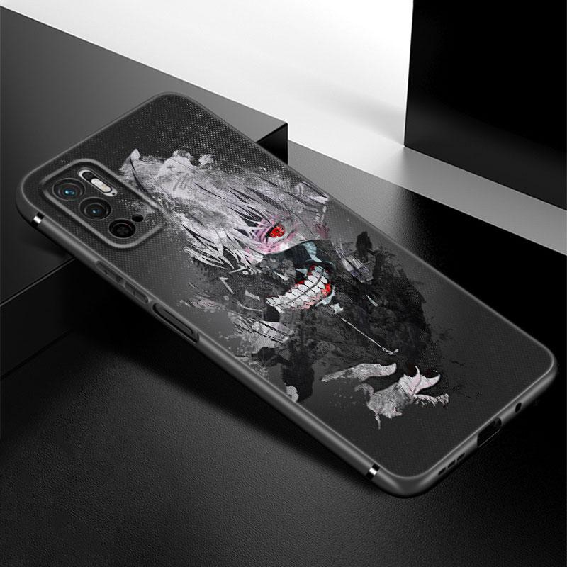

Аніме Tokyo Ghoul Horror Phone Case для Xiaomi Redmi Note 7 8 9 10 Lite 11 11E 11T 12 Pro 11S 4G 10T 5G 8T 9S 10S Чорна кришка Redmi Note 7(Pro)