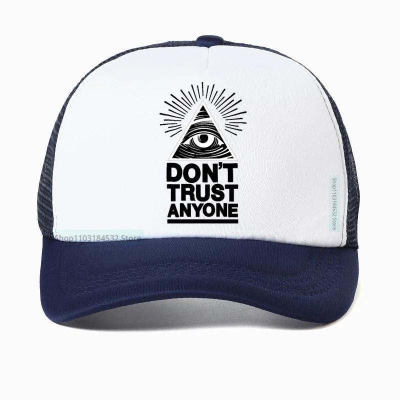 Eye of God Hats Vintage Egypt Pyramid AllSeeing Eye Illuminati Hat Punk Egyptian Triangle Adjustable Baseball Cap