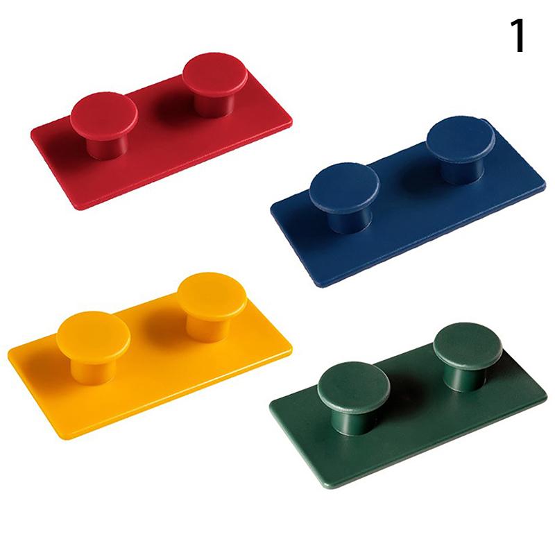 

4 шт. вешалки настенные самоклеящиеся ключи держатель для пальто гостиная ванная комната крючки подвесной пластиковый органайзер