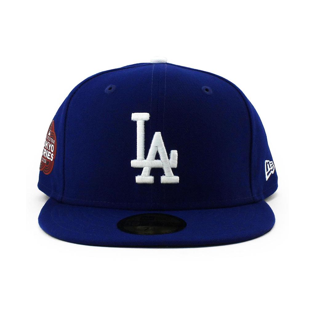 [New Era] MLB 2025 Opening Game Tokyo Series Model Cap 59FIFTY Los Angeles Dodgers MLB TOKYO SERIES ON-FIELD FITTED CAP LOS ANGELES DODGERS Hat 5950