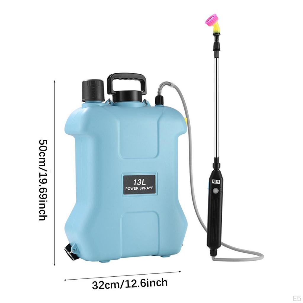Backpack Sprayer with Adjustable Rod and 3 Nozzles for Outdoor Use