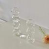 3pcs Transparent Bubble Glass Vase Crystal Ball Flower Vases Hydroponic Ball Art Flower Ware Tabletop Glass Bottle room Decor