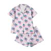 Children's Home Clothes Pajamas Set Short-sleeved Top Shorts Two-piece Set Outer Wear Play Cardigan Clothes