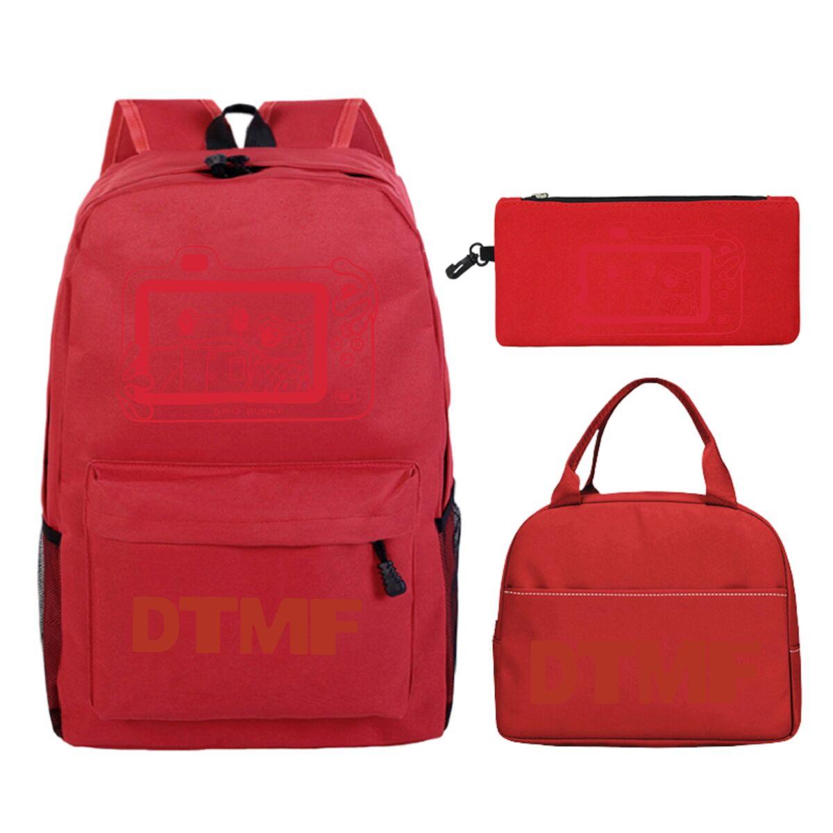 Ruime Leerling Rugzak Set Dagelijkse Pakket Schooltas met Lunchbox Etui Meerdere Kleur Optie Tieners Jongens Meisjes Rugzak