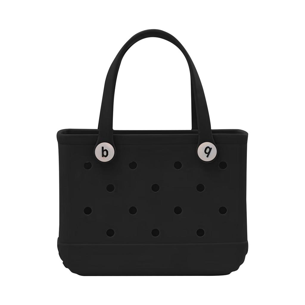 Modern Beach Bag Rubber Tote Bag | Waterproof Large Tote Bag With Zipper Pocket For Beach, Grocery, Sports | Vacation Bag Collection | Forest