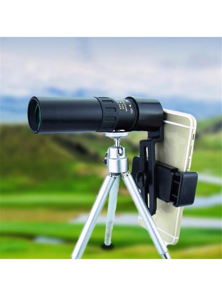 Portable 10-300X40mm Zoom Monocular Telescope W/ Tripod Phone Holder Clamp New