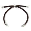 5 Pezzi Braccialetti Semilavorati in Poliammide Regolabili con Chiusura a Coulisse/Scorrevole Per Creazione Gioielli Fatti a Mano Fai da Te Accessori Lunghi 21,5 cm