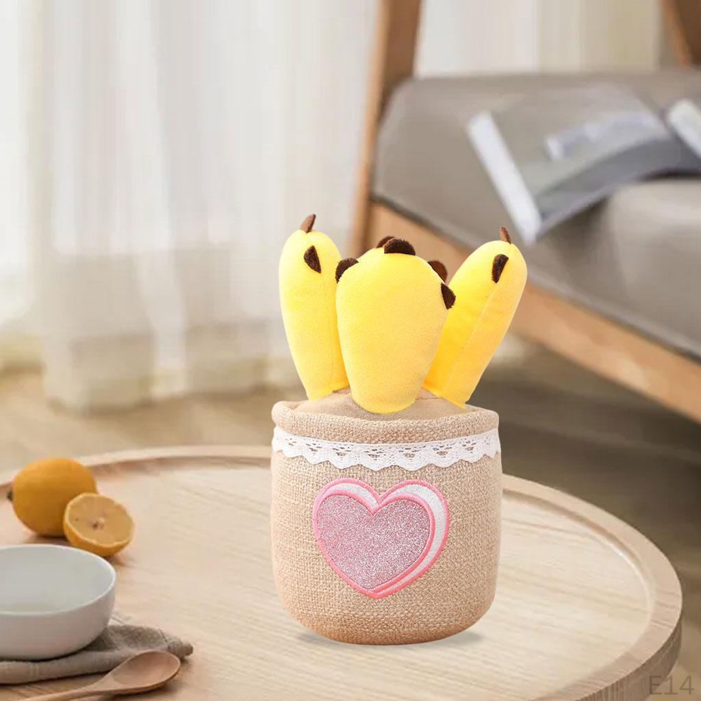 Cute Potted Plants Plush Toys, Lovely Stuffed Doll, Car office and home Drcorative Small Gadget for