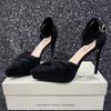 High Heels Women Sandals Pointed Toe Dress Shoes Luxury Pumps 2025 Autumn Designer Sexy Elegant Party Chaussure Femme