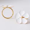 4Pcs New Plum Blossom Napkin Rings Holder Metal Flower Types Accessories For El Parties Feast Wedding Dining Table Decoration