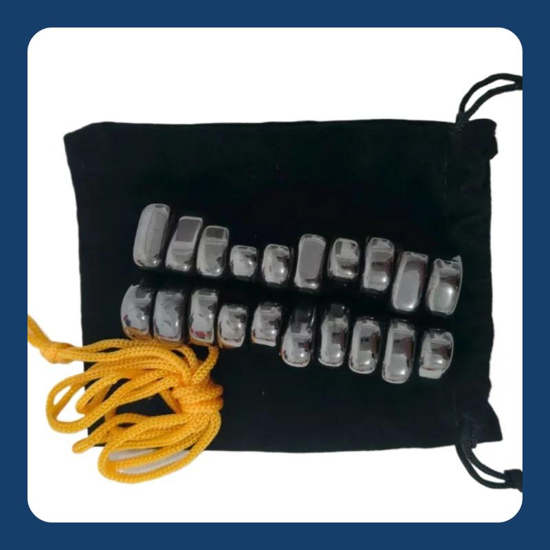 20Pcs Match Color Rope Fridge Magnetic Stone Set Diy Photo Wall Irregular Black Lodestone Family Magnet Pushpin Multi Functional
