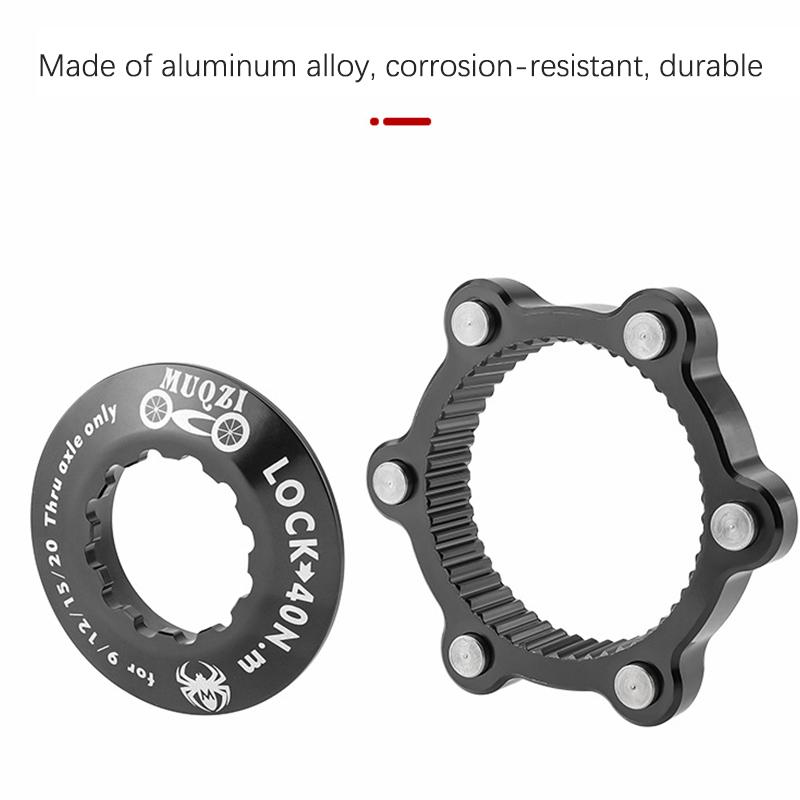 Bike Centerlock To 6-Hole Adapter Mountain Bike Hub Center Lock Conversion 6 Bolt Disc Brake Rotor Cycling Accessoires