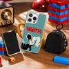 Classic Girl Yatsura LUM Classic Anime Phone Case for iPhone 16 15 14 13 12 11 Pro Max Sheepskin Silver-edged Protective Case