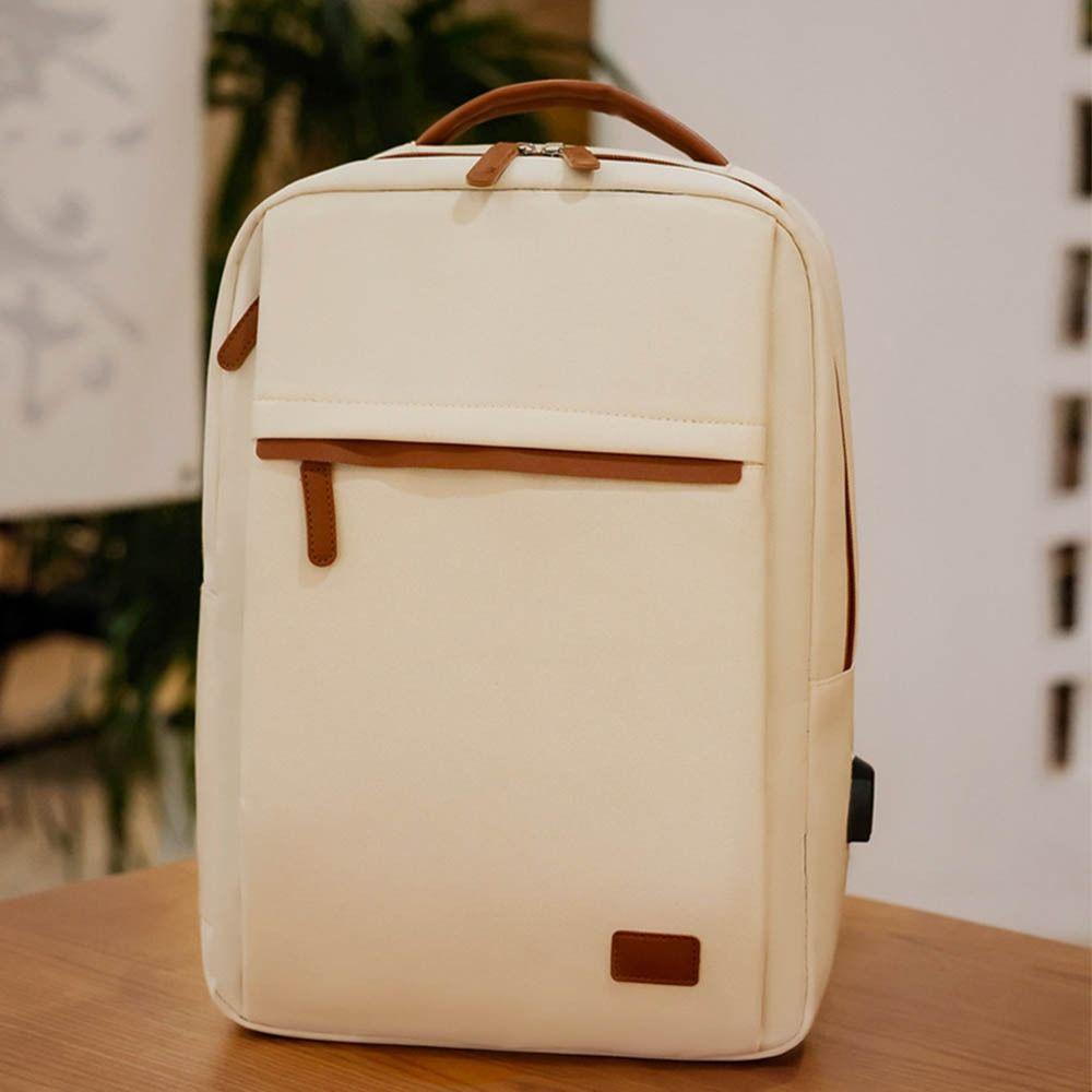 Waterproof Travel Backpack Wear-resistant Daypack Laptop Bag Simple Student Backpack Travel
