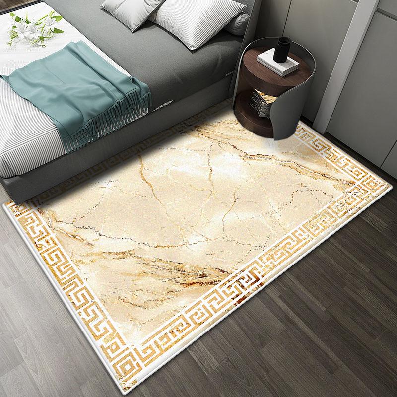 Large Living Room Carpet Modern Non-slip Decoration Bedroom Luxury Rug Easy Clean Room Decoration Home Mats Bedside Mat Washable