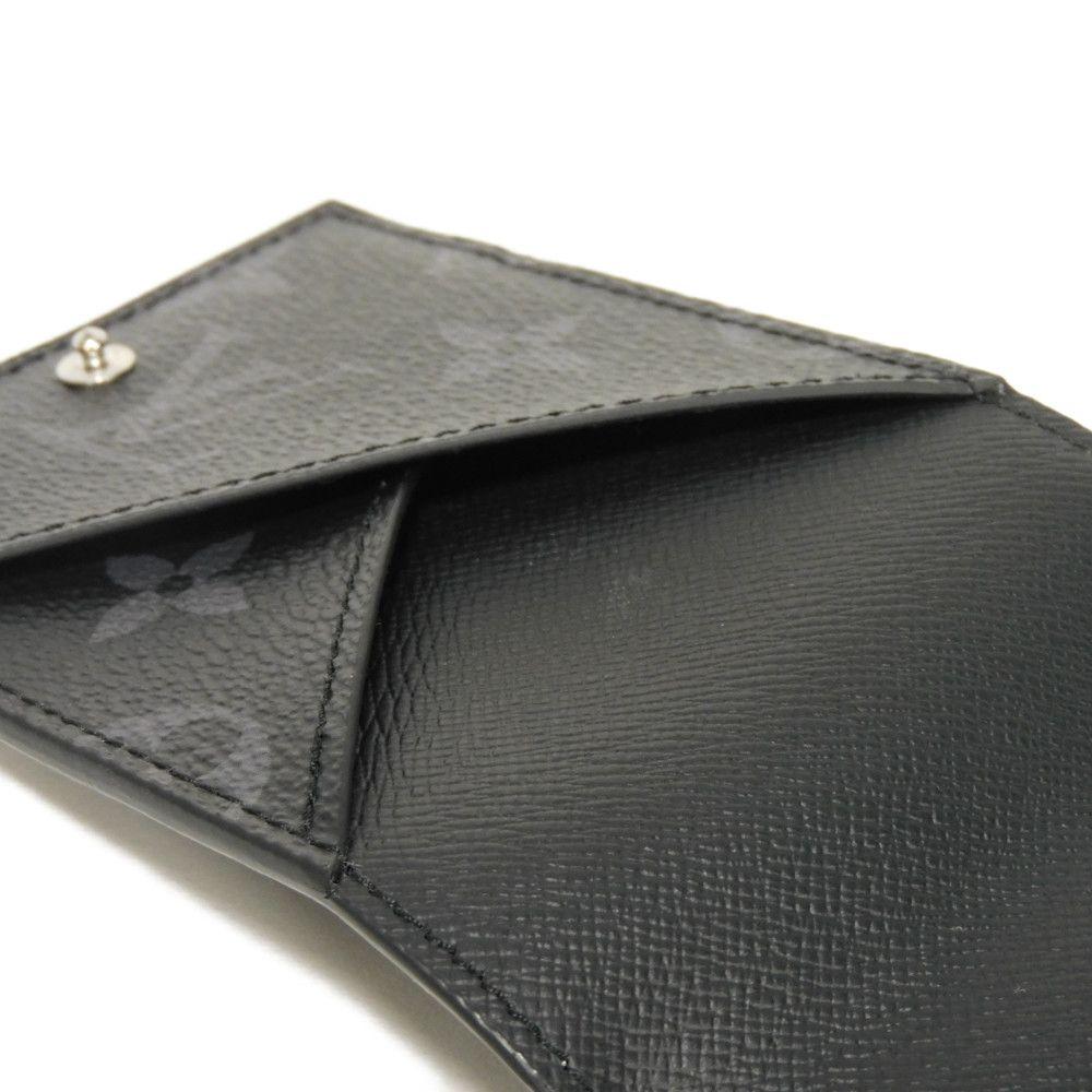Used 12564 Hybrid Wallet M81568 7941 Black Coin Purse Card Case RFID Monogram Eclipse Noir Men's from Japan AUTHENTIC