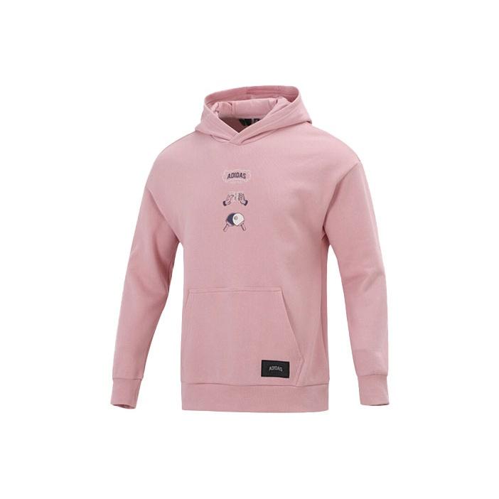 adidas Sportswear Men s Graphic Hooded Sweatshirt Pink HE7467 L
