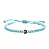 Handmade Woven Stainless Steel Bracelet with Custom Photo and 'I Love You' In 100 Languages Projection