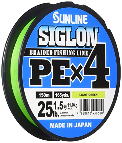 

SUNLINE Siglon PE Line 4#1,5/25 фунтов (PE), Светло-зеленый