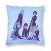 Sekai No Oto Project Sekai Square Pillowcase Polyester Linen Velvet Pattern Zip Decor Bed Cushion Cover