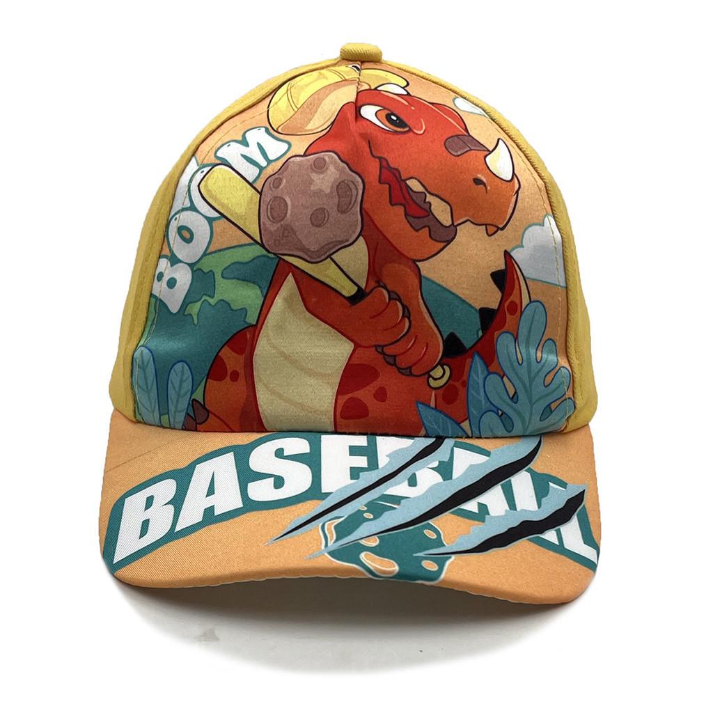 Dinosaur Cartoon Kids Baseball Cap With Sun Protection For Summer Play And Outdoor Activities